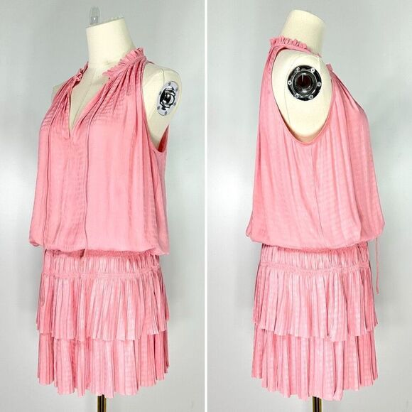 Anthropologie Current Air Cara Sleeveless Pleated Mini Dress Size XS - Picture 2 of 10